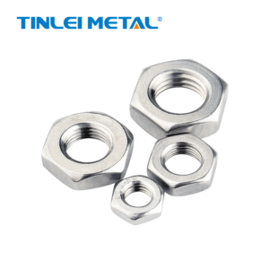 TINLAI 304/316 stainless steel SS DIN439 nut with left pitch Key attributes