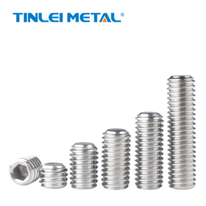 Factory 304/316 stainless steel SS DIN916 Hexagon socket set bolts screw with cup point Key attributes